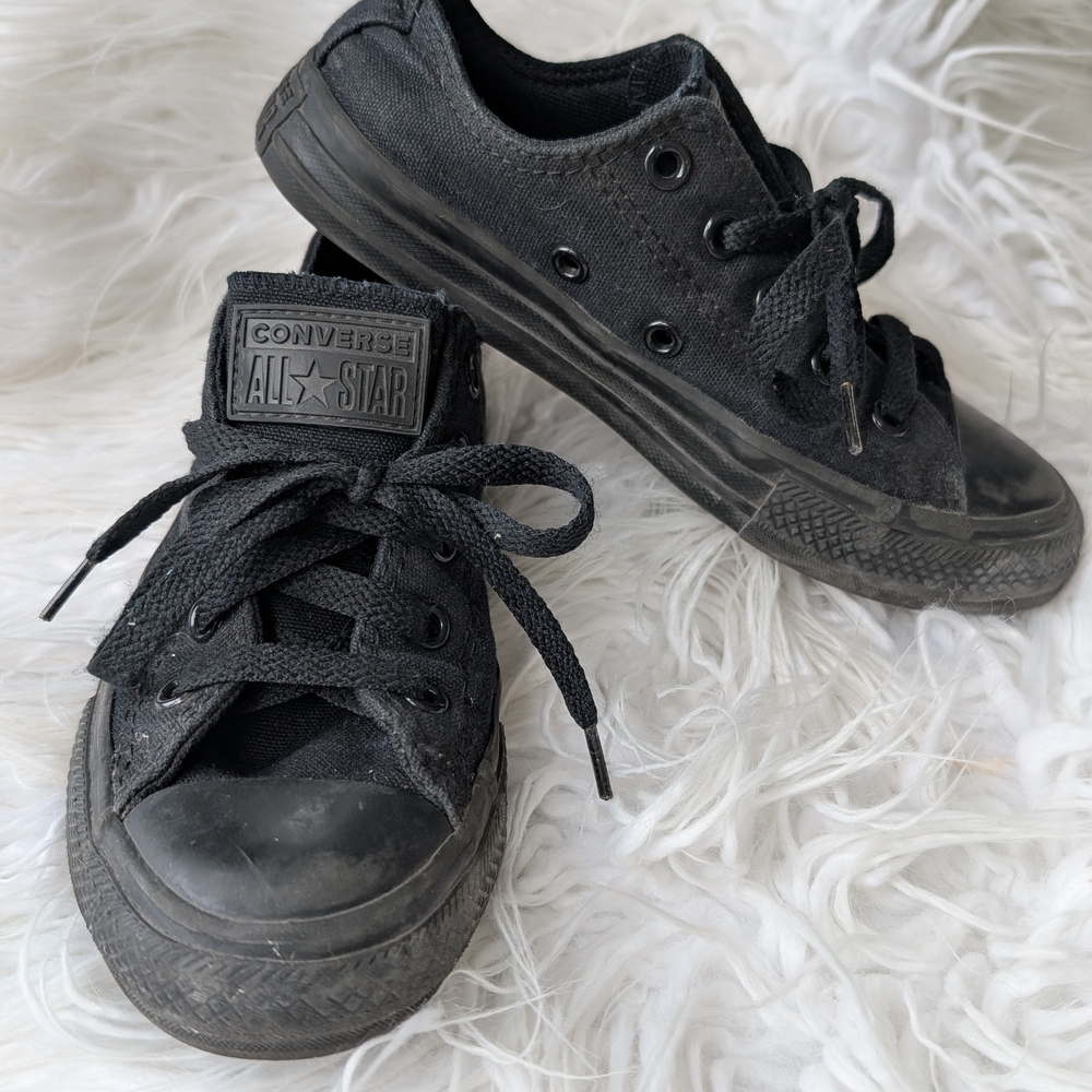 Converse Kids Black Sneakers